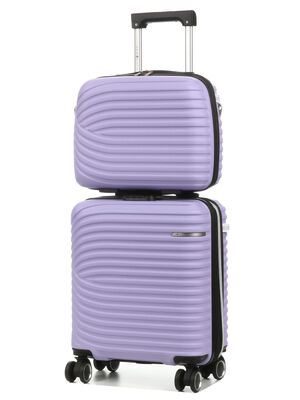 Valise Lys Managua 45 cm et vanity Lavande