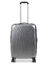 Valise rigide extensible Bergen 65 cm Argent Argent