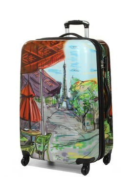 Valise rigide Trocad�ro 76 cm Bleu