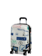 Valise Madisson Air Mail 55 cm Blanc