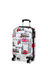 Valise rigide London Feelings 55 cm Blanc