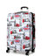 Valise rigide London Feelings 75 cm Blanc