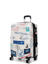 Valise Madisson Air Mail 65 cm Blanc