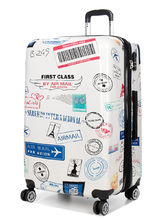 Valise Madisson Air Mail 75 cm Blanc