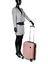 Valise cabine rigide Padoue 54 cm Rose Gold