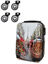 Valise cabine underseat rigide Romantique Paris 45 cm Multicolore