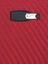 Valise souple extensible Bristol 78 cm Rouge