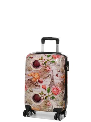 Valise Madisson Breakfast in Paris 55 cm Beige
