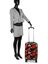 Valise cabine rigide Roses for the Queen 55 cm Noir