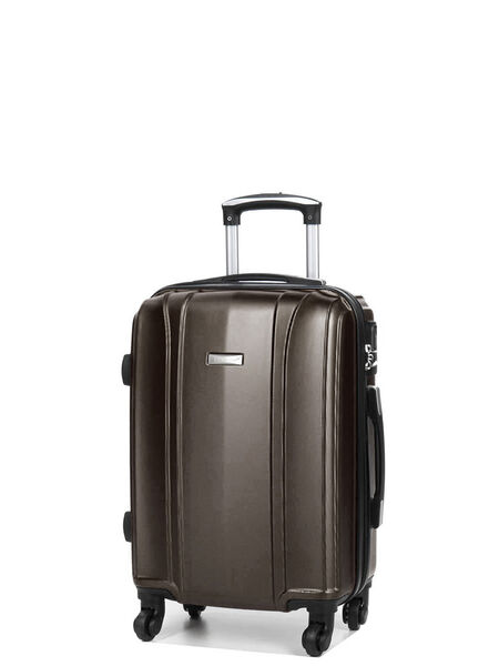 Valise cabine rigide Riyad 55 cm Marron