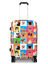 Valise rigide extensible Animaux 66 cm Multicolore