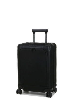 Valise Porsche Design Roadster Nylon Slim 55 cm - Poche Frontale Black