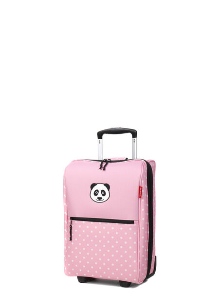 Valise cabine souple Trolley Kids Eco XS 43 cm Panda Dots Pink