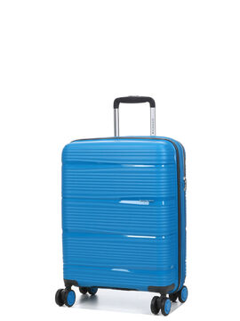 Valise cabine rigide extensible R-Lite 55 cm Bleu Cobalt