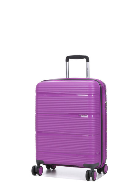 Valise cabine rigide extensible R-Lite 55 cm Cyclamen