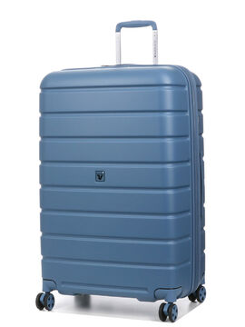 Valise rigide extensible ReLife 78 cm Bleu Retro
