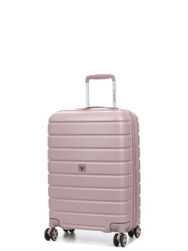 Valise cabine rigide extensible ReLife 55 cm Rose Pastel
