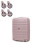 Valise cabine rigide extensible ReLife 55 cm Rose Pastel Rose Pastel