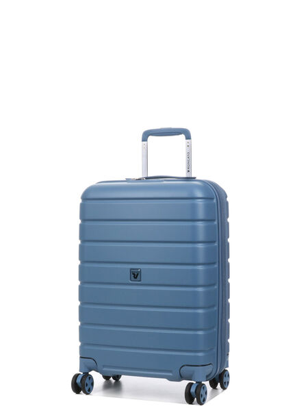 Valise cabine rigide extensible ReLife 55 cm Bleu Retro