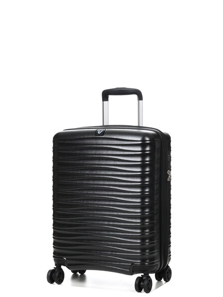 Valise cabine extensible Wave DLX 55 cm Noir