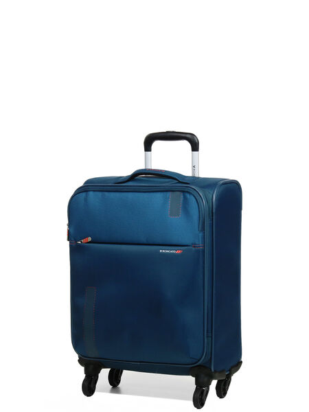 Valise cabine souple Speed Slim 55 cm Bleu