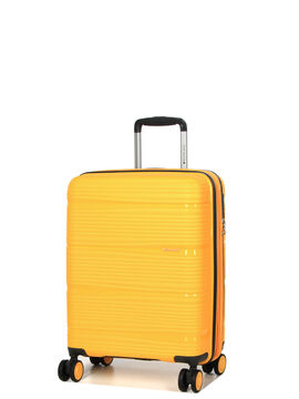 Valise cabine rigide extensible R-Lite 55 cm Jaune
