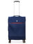 Valise souple extensible Crosslite 65 cm Bleu