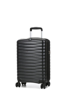 Valise cabine rigide extensible Wave 55 cm Noir