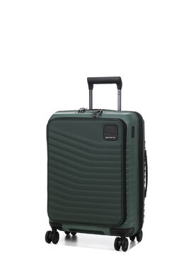 Valise cabine rigide extensible Intuo 55 cm - Poche Frontale Olive Green