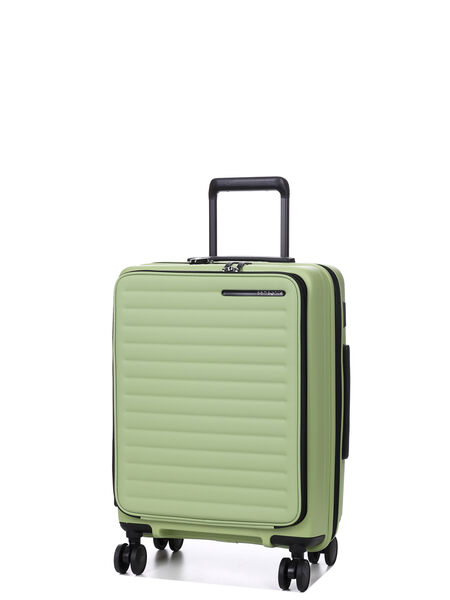 Valise cabine rigide extensible Restackd 55 cm - Poche Frontale Wasabi