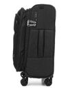 Valise cabine souple extensible GoTwist 55 cm Noir Noir