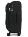 Valise cabine souple extensible GoTwist 55 cm Noir Noir