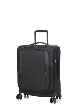 Valise cabine souple extensible Glazed 55 cm - Poche Frontale Noir