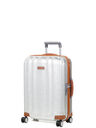 Valise cabine rigide Lite Cube DLX Slim 55 cm Aluminium
