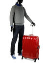 Valise rigide Lite Locked 75 cm Rouge Rouge