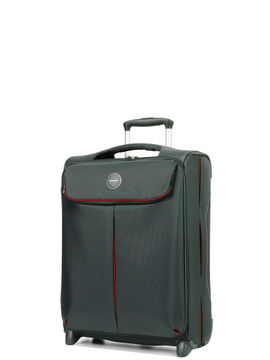 Valise cabine souple Pop Fresh 55 cm Grey/Green