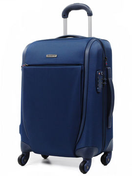 Valise cabine souple Sahora Regeneration 55 cm Bleu