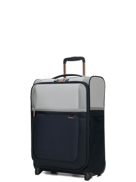 Valise cabine souple Uplite Slim 55 cm - 2 roues Pearl/Blue