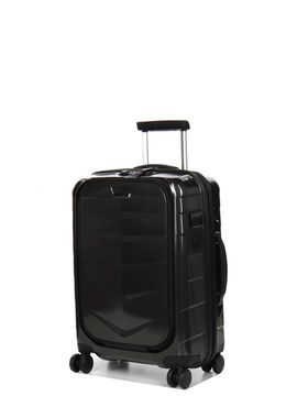 Valise cabine rigide Lite Biz 55 cm - Poche Frontale Noir