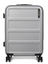 Valise cabine rigide Quadrix 55 cm Silver