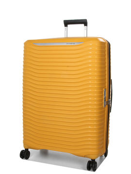 Valise rigide extensible Upscape 75 cm Jaune