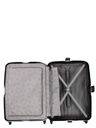 Valise rigide Lite Locked 75 cm Noir Noir
