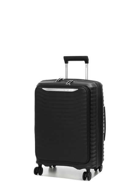 Valise cabine rigide extensible Upscape 55 cm - Poche Frontale Noir