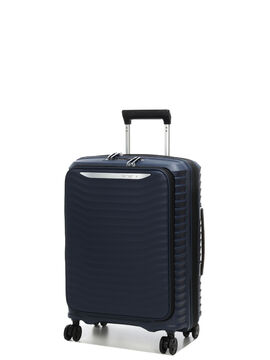 Valise cabine rigide extensible Upscape 55 cm - Poche Frontale Blue Nights