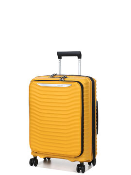 Valise cabine rigide extensible Upscape 55 cm - Poche Frontale Jaune