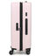 Valise rigide extensible Restackd 68 cm Rose Rose