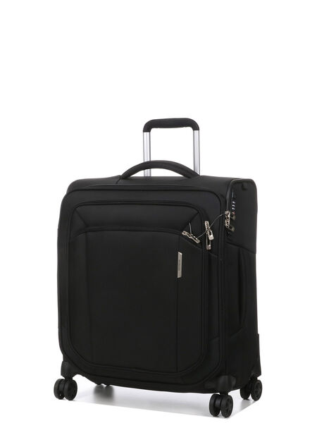 Valise cabine souple Respark 56 cm - Poche Frontale Ozone Black