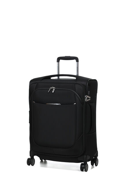 Valise cabine souple extensible Re-Lite 55 cm - Poche Frontale Noir