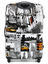 Valise rigide Biz New York 77 cm Biz New York