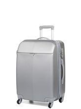 Valise Cabine Snowball 10504 - Polycarbonate Argenté - Compartiment PC